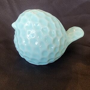 Seaside Beach Ceramic Seashore Small Bird Aquamarine Blue